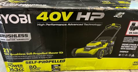 Ryobi 21 in self propelled mower kit