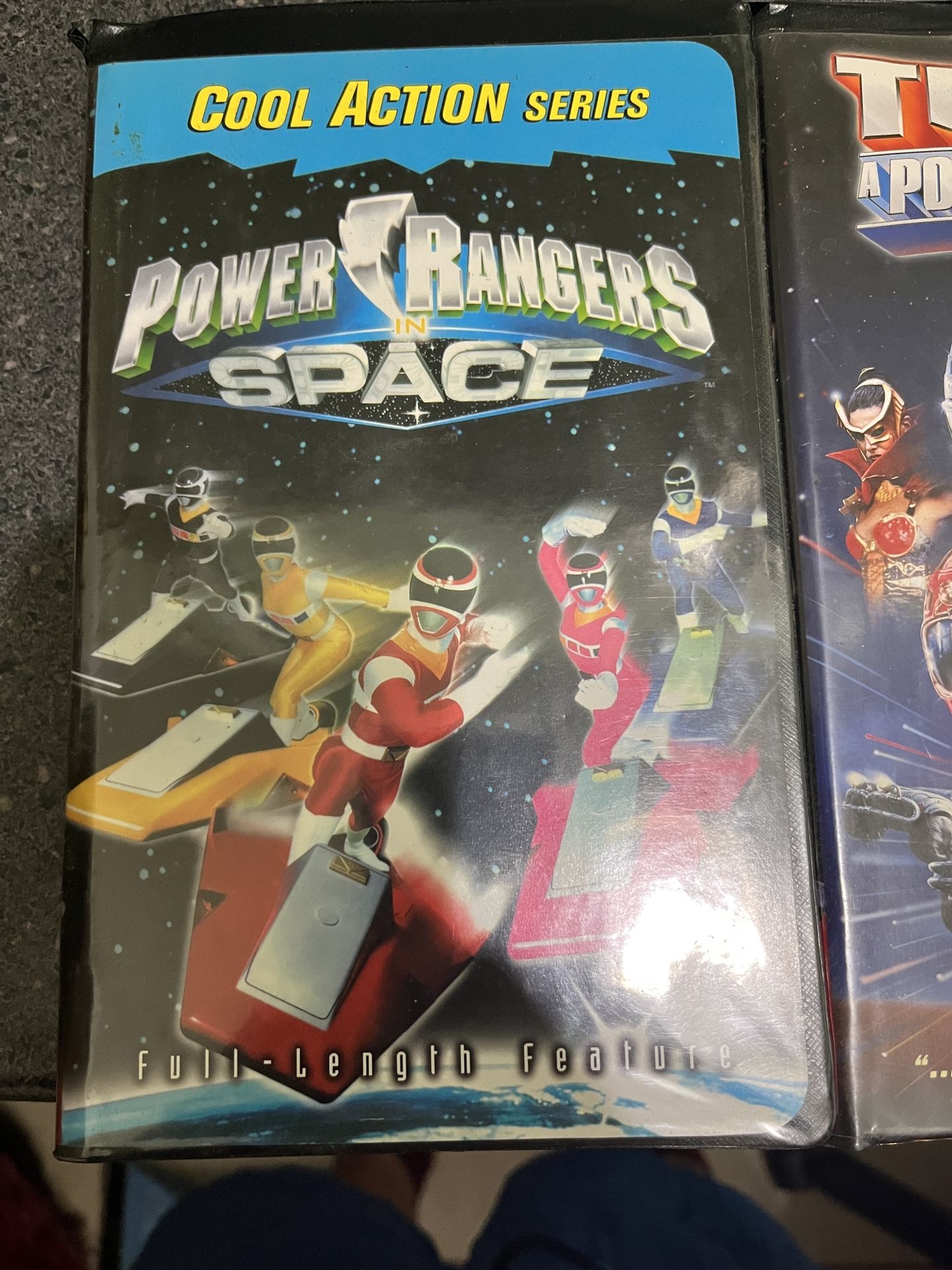 Power Rangers In Space Movie VHS.