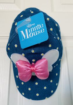 New Disney Minnie Mouse Bow Hat Girls