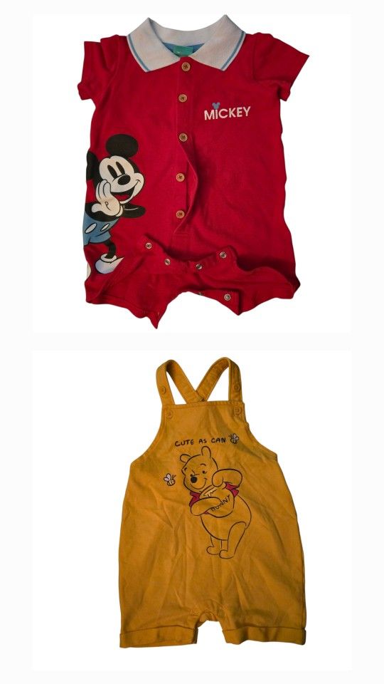 Disney 18 Month Baby Clothing Mickey Mouse And Winnie the Pooh