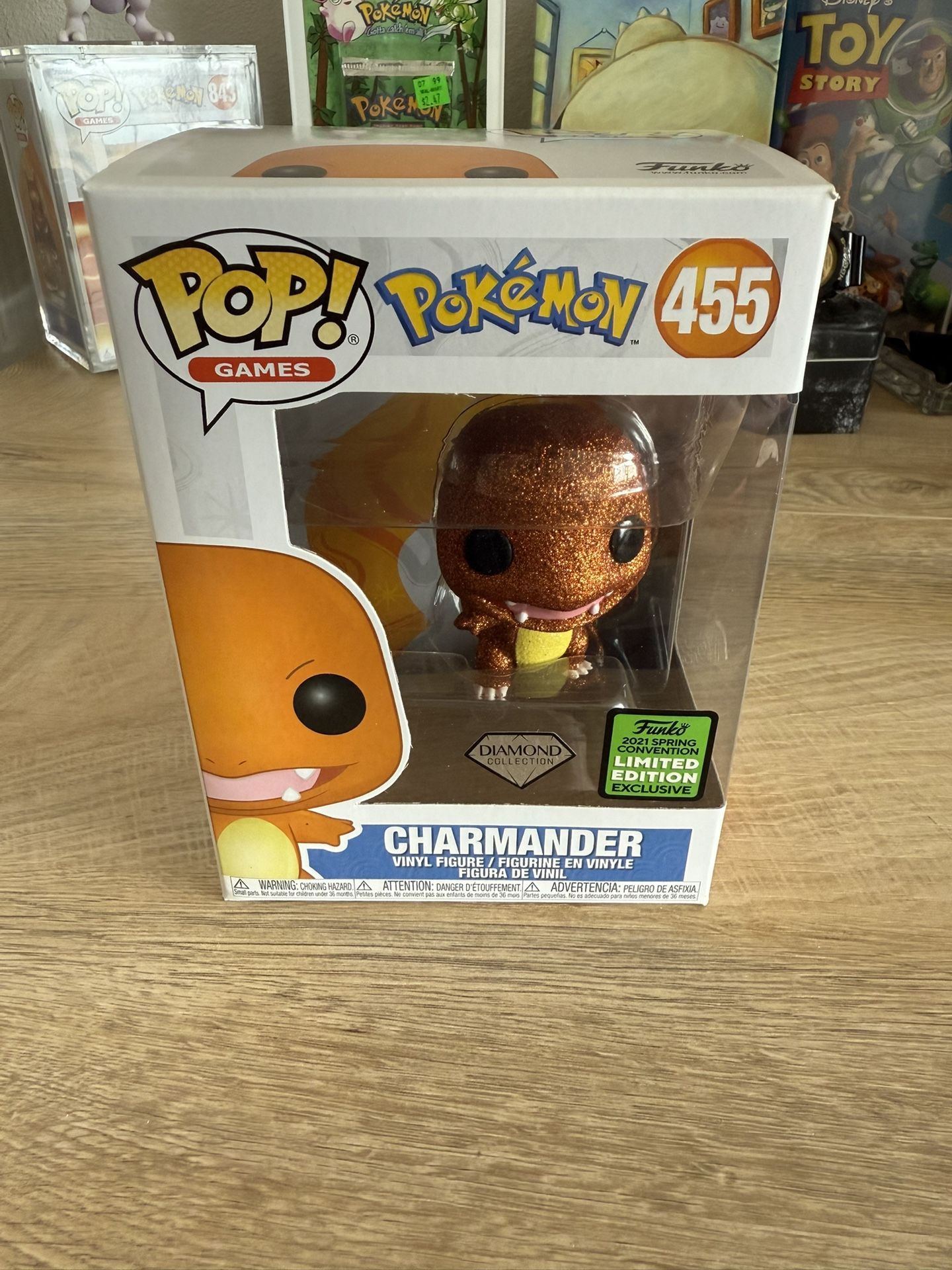 Charmander Diamond 2021 Spring Convention limited Edition Exclusive Funko Pop