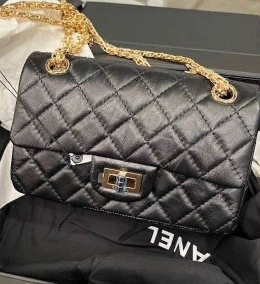 NEW Chanel Quilted Black Leather Small Flap Bag