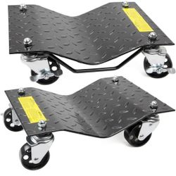 2-Pieces 12" x 16" Set Premium Skates Wheel Car Dolly Repair Slide Vehicle Car Moving Dolly (1-Pair)

