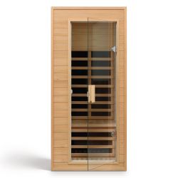 Hemlock One-person far infrared roof embedded indoor sauna room