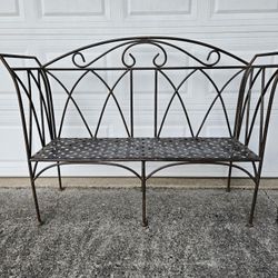 Outdoor Metal Bench