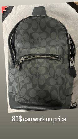 Black coach bag