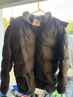 US Icon black puffer jacket - XL