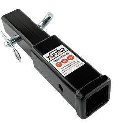TOPTOW Hitch Extender, Fits For 2 Inch Receiver, 7 Inch Extension Length, With 5/8 Inch Hitch Pin