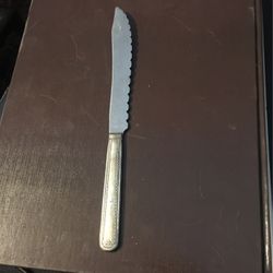 Wm A. Rogers Silver Plate Cake Knife