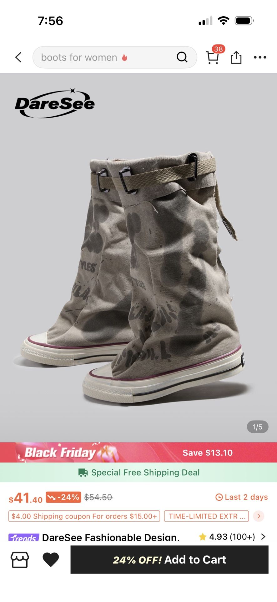 Y2K Streetwear Boots