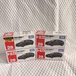 Tomica Takara Tomy Tesla Model Y Black Diecast Car Model