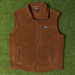 Mens Patagonia Synchilla Vest Sweater Sweatshirt Jacket Coat Size Large