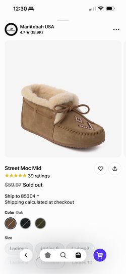 **NWT** WOMENS SIZE 9 Moccasin Oak Color