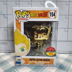 Gold Chrome Super Saiyan Vegeta Funko Pop