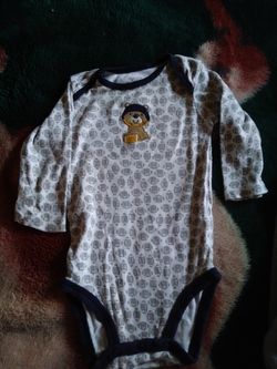 6 month long sleeve onesie