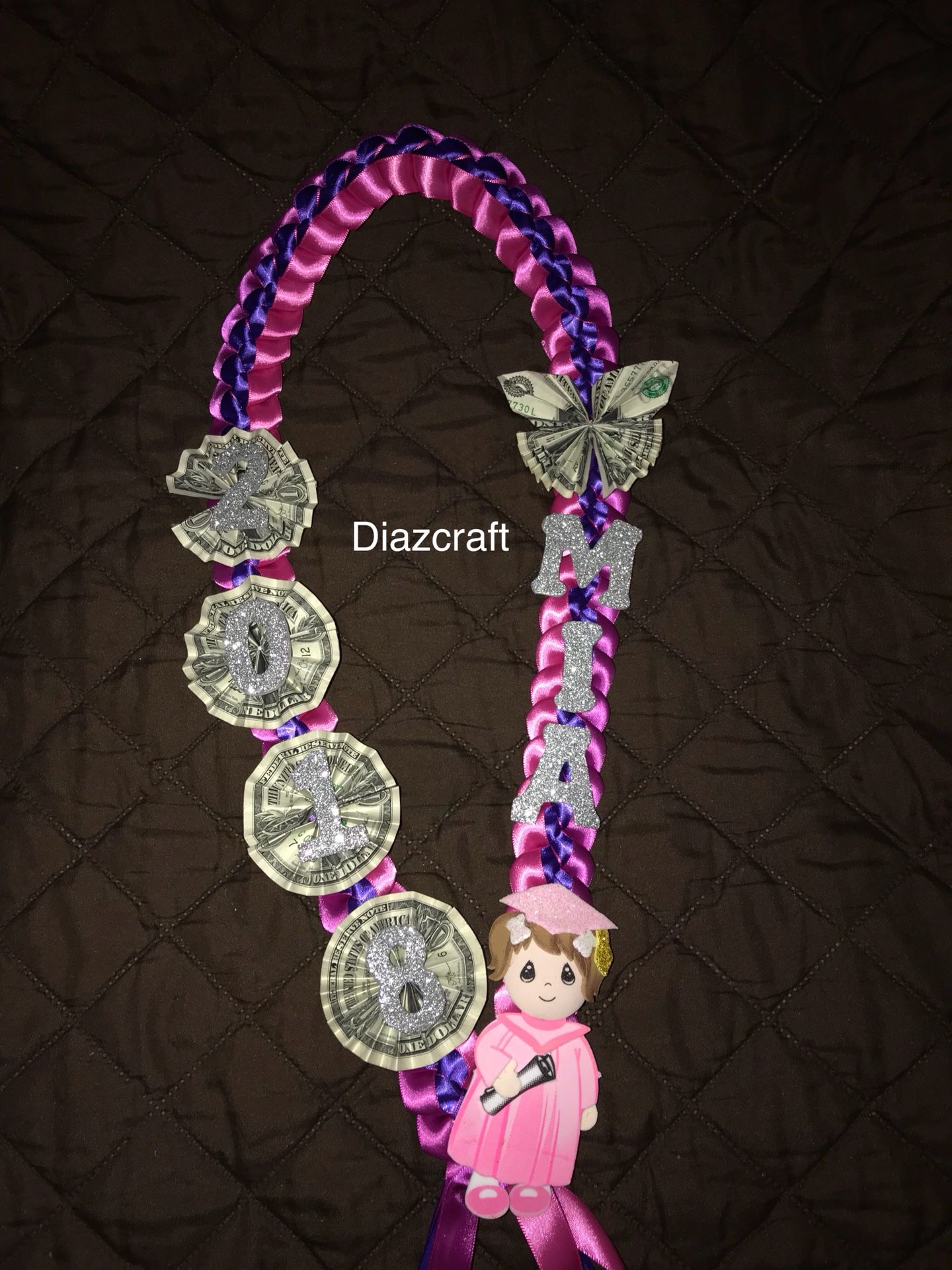 Money custom graduation leis ( boy or girl ) any school grade ‼️