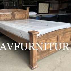 Full Bed And Memory Foam Mattress 