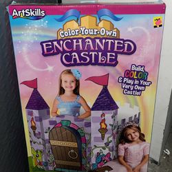 New! Pop Up Enchanted Coloring Castle 