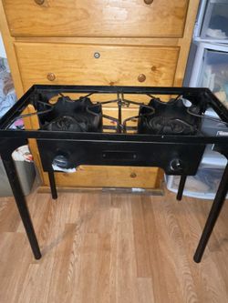 Portable Double Propane Gas Cooker