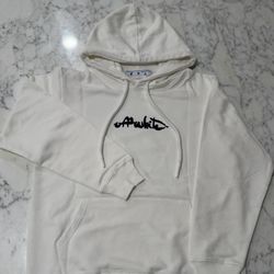 Off White Cream Hoodie 
