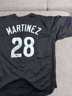Nick Martinez aigned autograph custom jersey-Beckett coa-Tampa Bay Rays