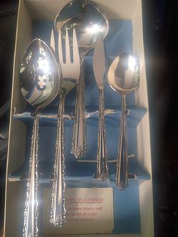 Hostess set oneida stainless.