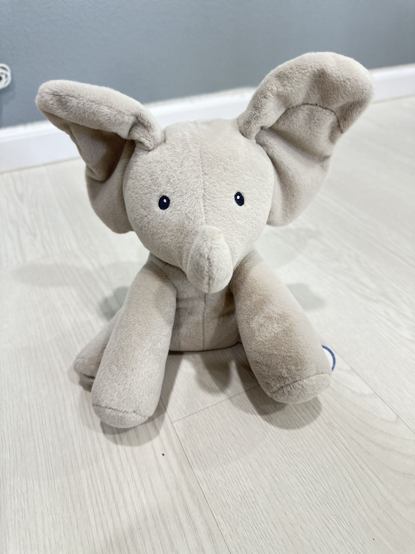 Peek-a-Boo Flappy Elephant Plush, Baby Toy, Kids Gift