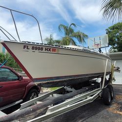 Paceship 23ft Sailboat And Trailer