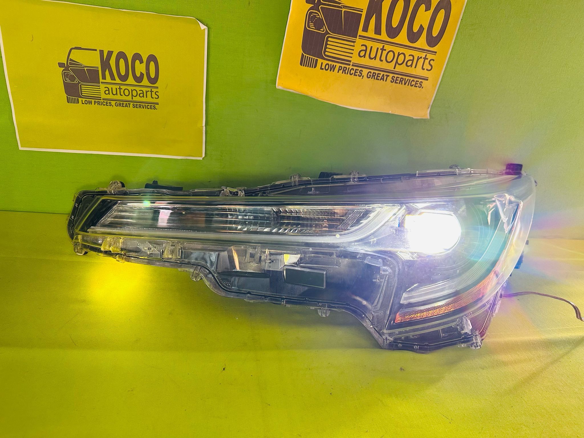 thumbnail image 2 of GD-AUTO LED Headlight Assembly For 2020-2022 Toyota Corolla L/LE - Left Driver Side, Direct Fit, Black Housing 2 of 3