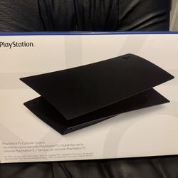 PS5 Black plate cover