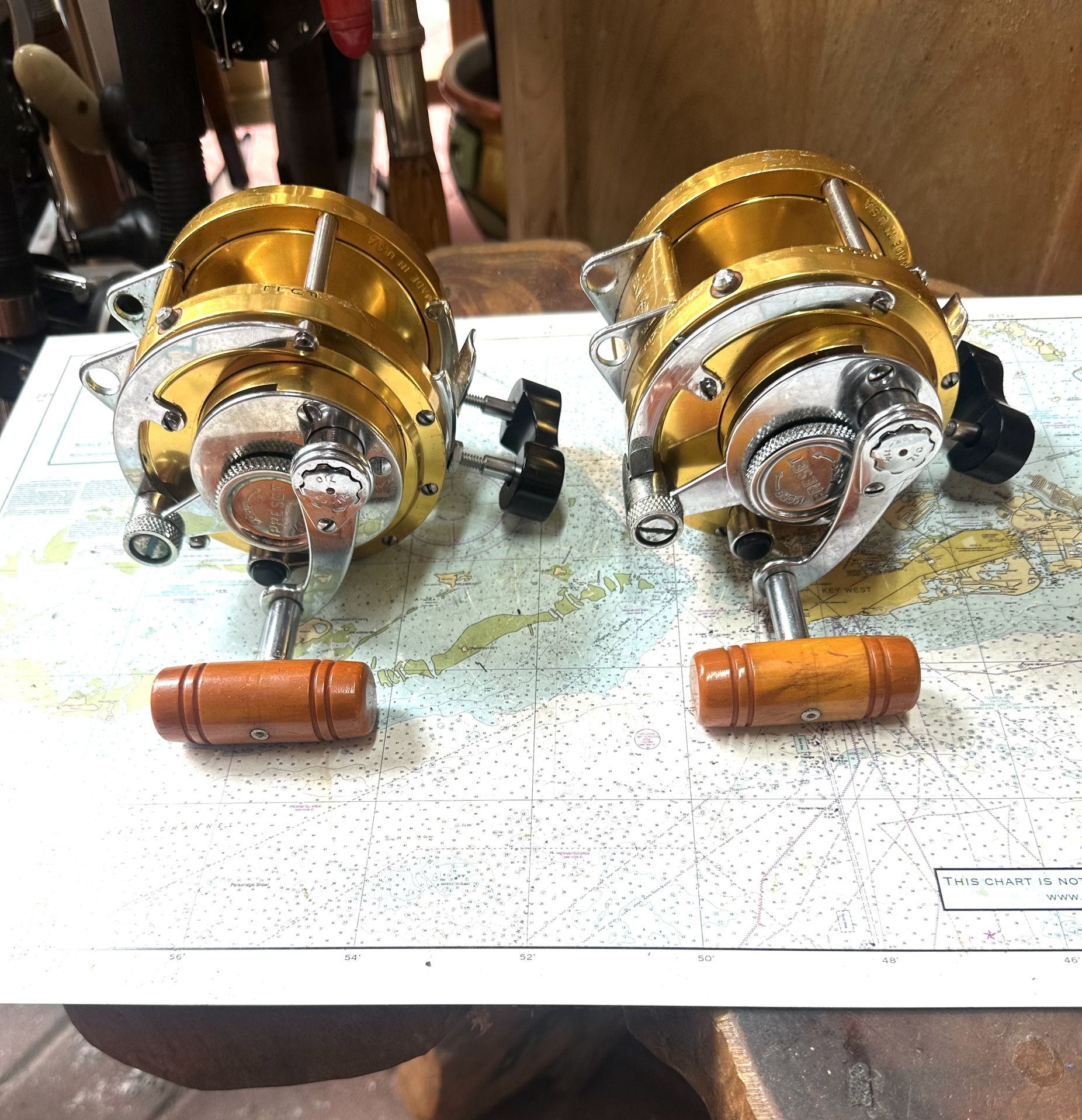 Matching Set of Penn International 20 Reels With Original Boxes and Penn Reel Bags In Nice Condition