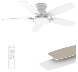 Ceiling Fan with Light, 42 Inch,