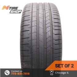 Set of 2 Used  8.5/32  Summer  255/35R21  98Y  Pirelli  P Zero PZ4 AO PNCS