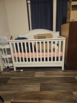 White Baby Crib