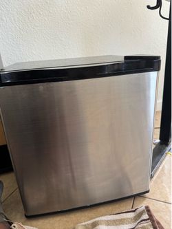 Mini fridge with stand