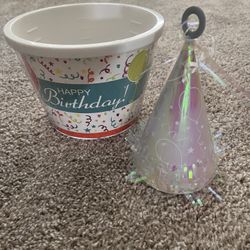 Birthday Balloon Weight & Ice Container