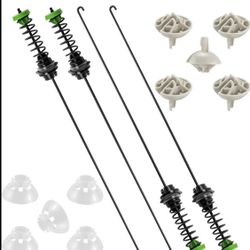 W11130362 Washer Suspension Rod Kit (Updated) Compatible with Whirlpool Washing Machine 