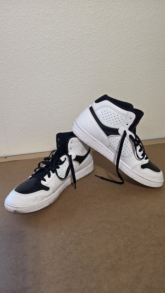 NIKE AIR JORDAN ACCESS WHITE-GYM RED-BLACK SZ 12 [AR3762-101]