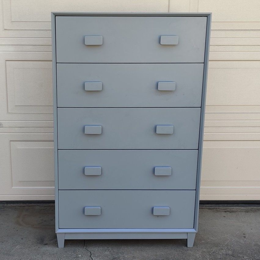 Dresser Modern Bureau Highboy Chest of 5 Drawers