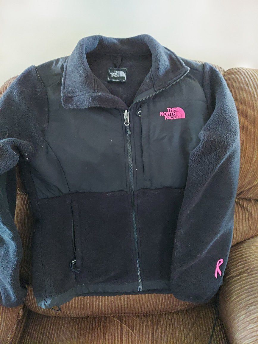 Northface Pink Ribbon Jacket Size Medium 