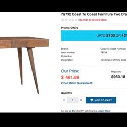 high quality wooden table for makeup and working