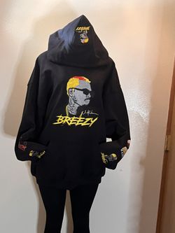 CHRIS BROWN CUSTOM DESIGN HOODIE 