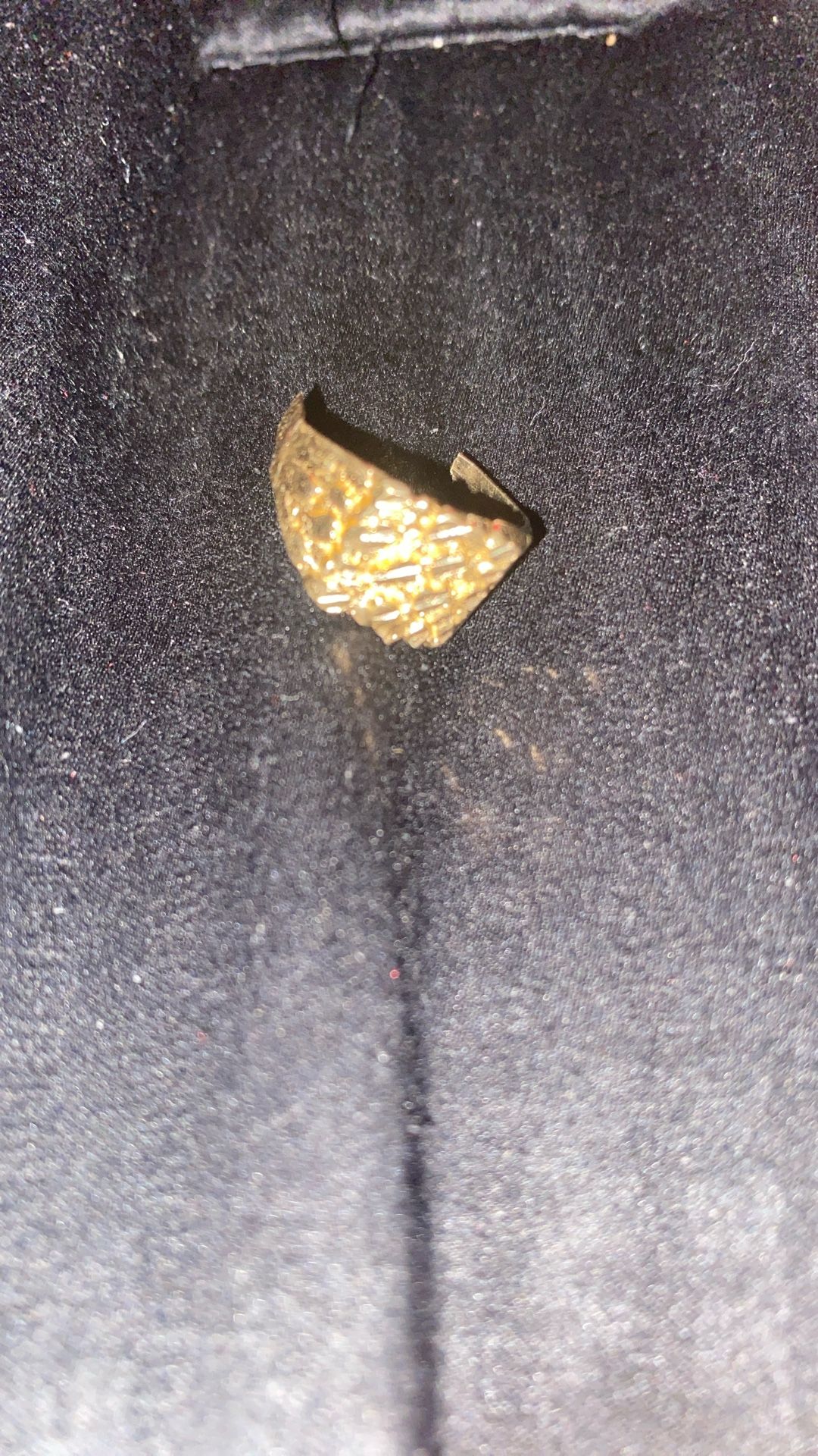 10k Gold Nugget Ring Real Gold