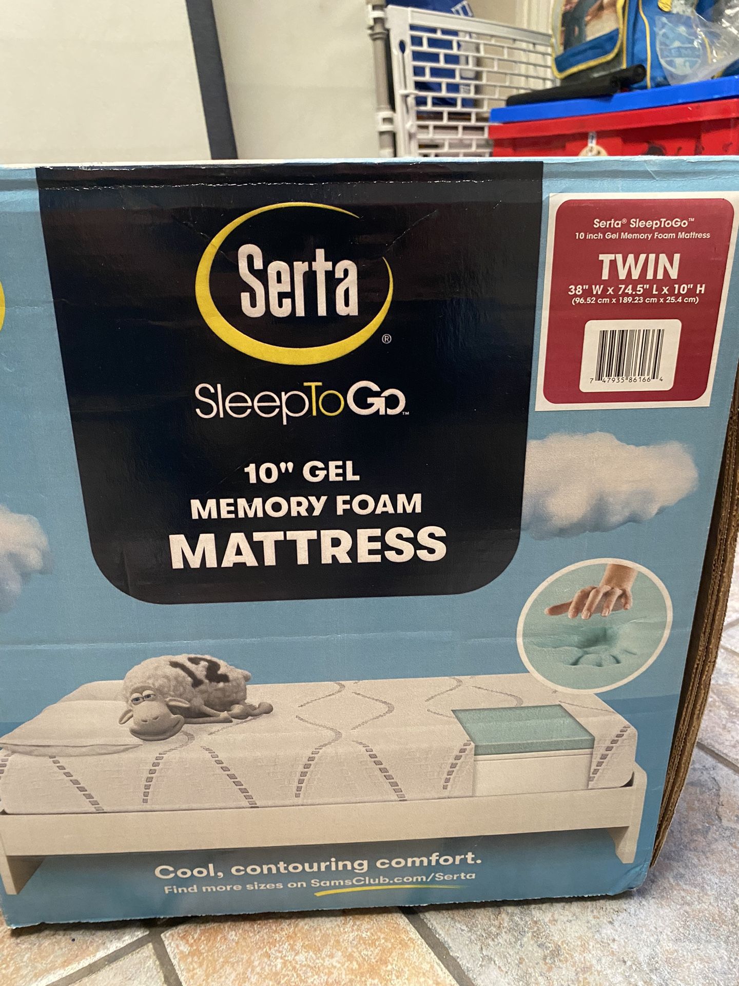 Serta sleeptogo 10 gel 2024 memory foam mattress