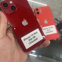 iPhone 13 Mini & 12 Mini, Cash Or $10 Down W Approval 