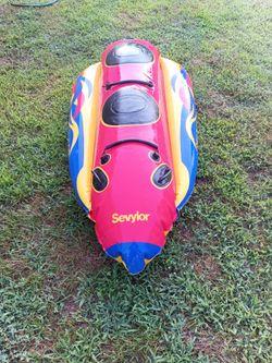 Savylor Skibob 2 person inflatable towable raft.