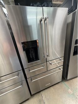 Kitchenaid 5 Door Stainless Steel refrigerator