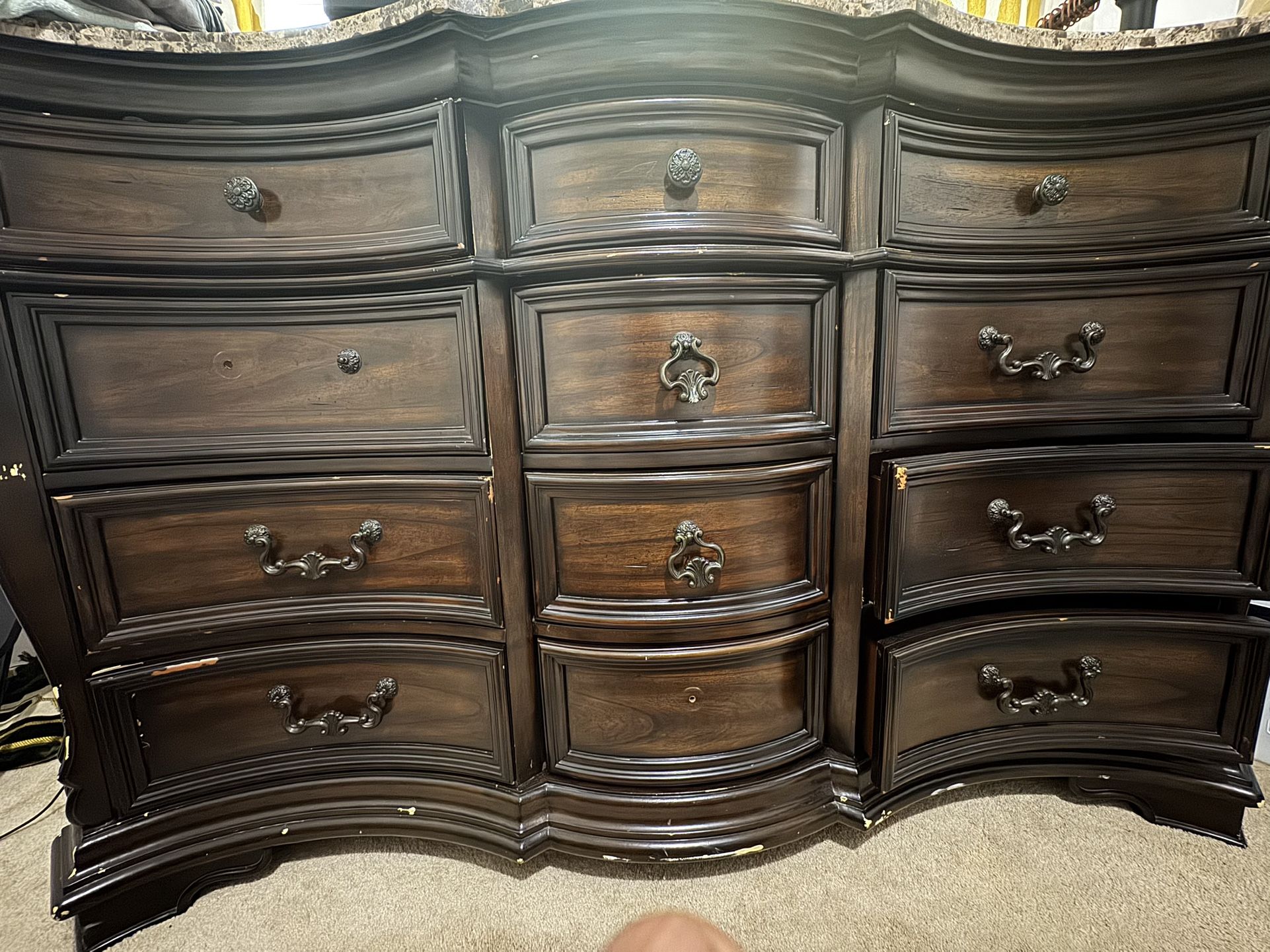 Dresser & 2 Chests