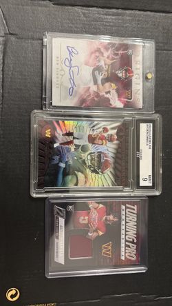 Washington commanders 3 card lot