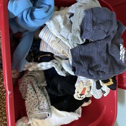 Baby boy Newborn clothing Bin